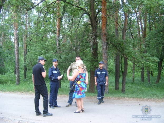 полиция в лесу